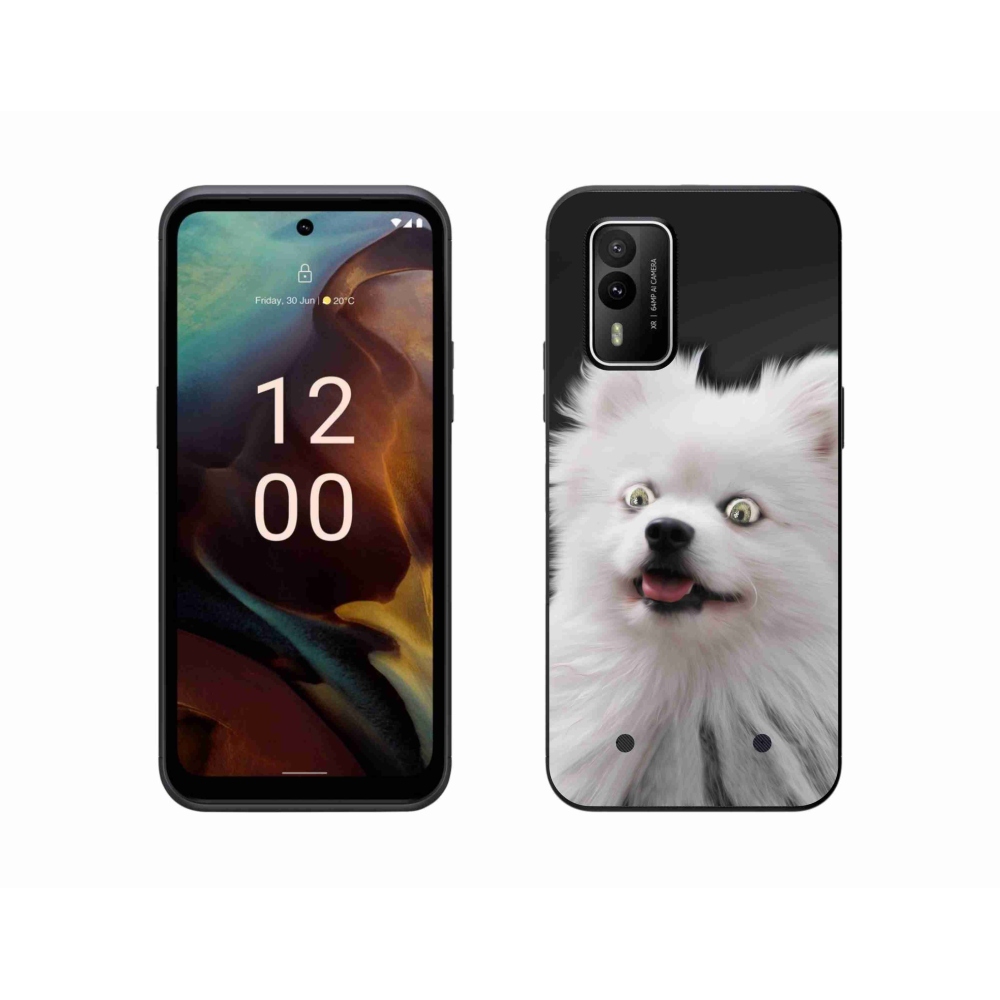 Gelový kryt mmCase na Nokia XR21 - bílý špic