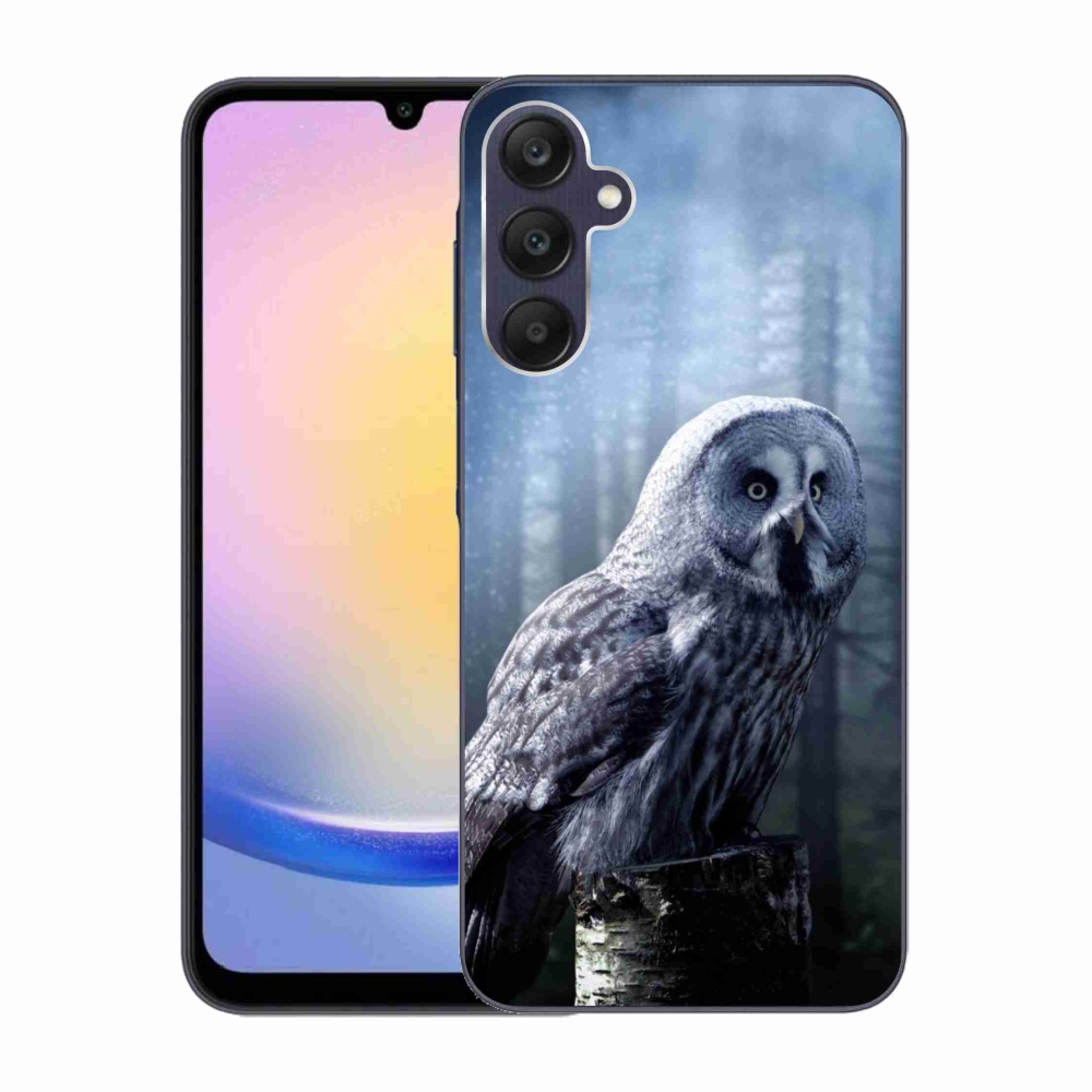 Gelový kryt mmCase na Samsung Galaxy A25 5G - sova
