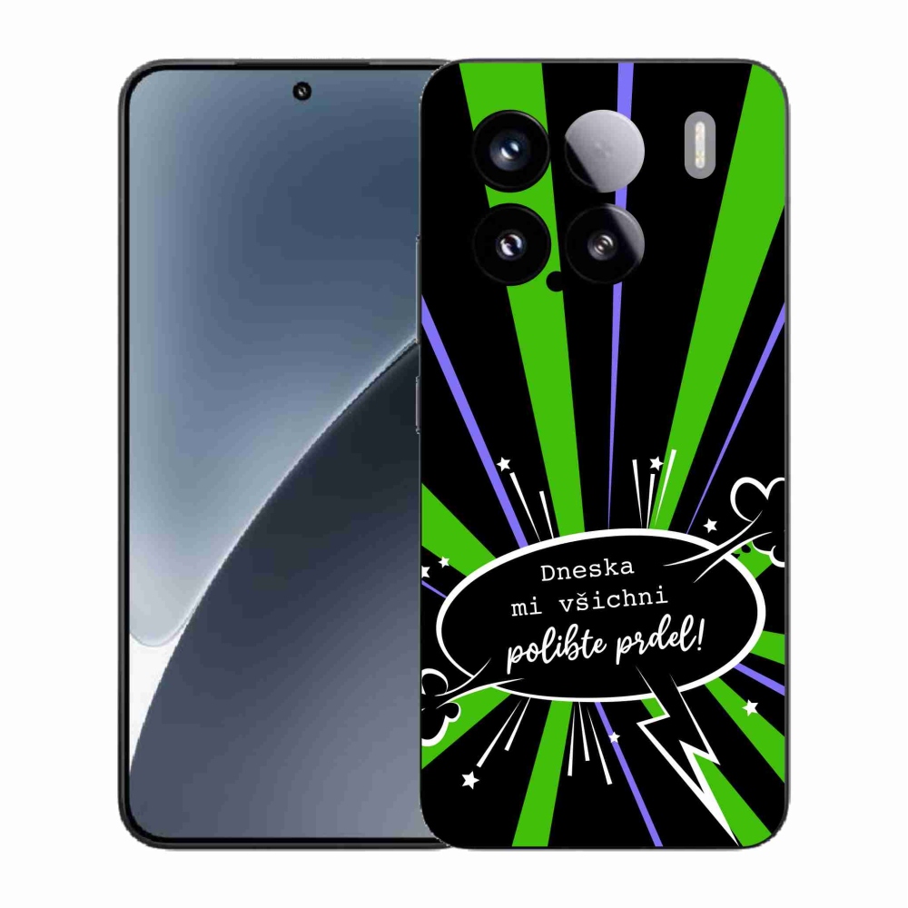 Gelový kryt mmCase na Xiaomi 15 - vtipný text 15 černé pozadí