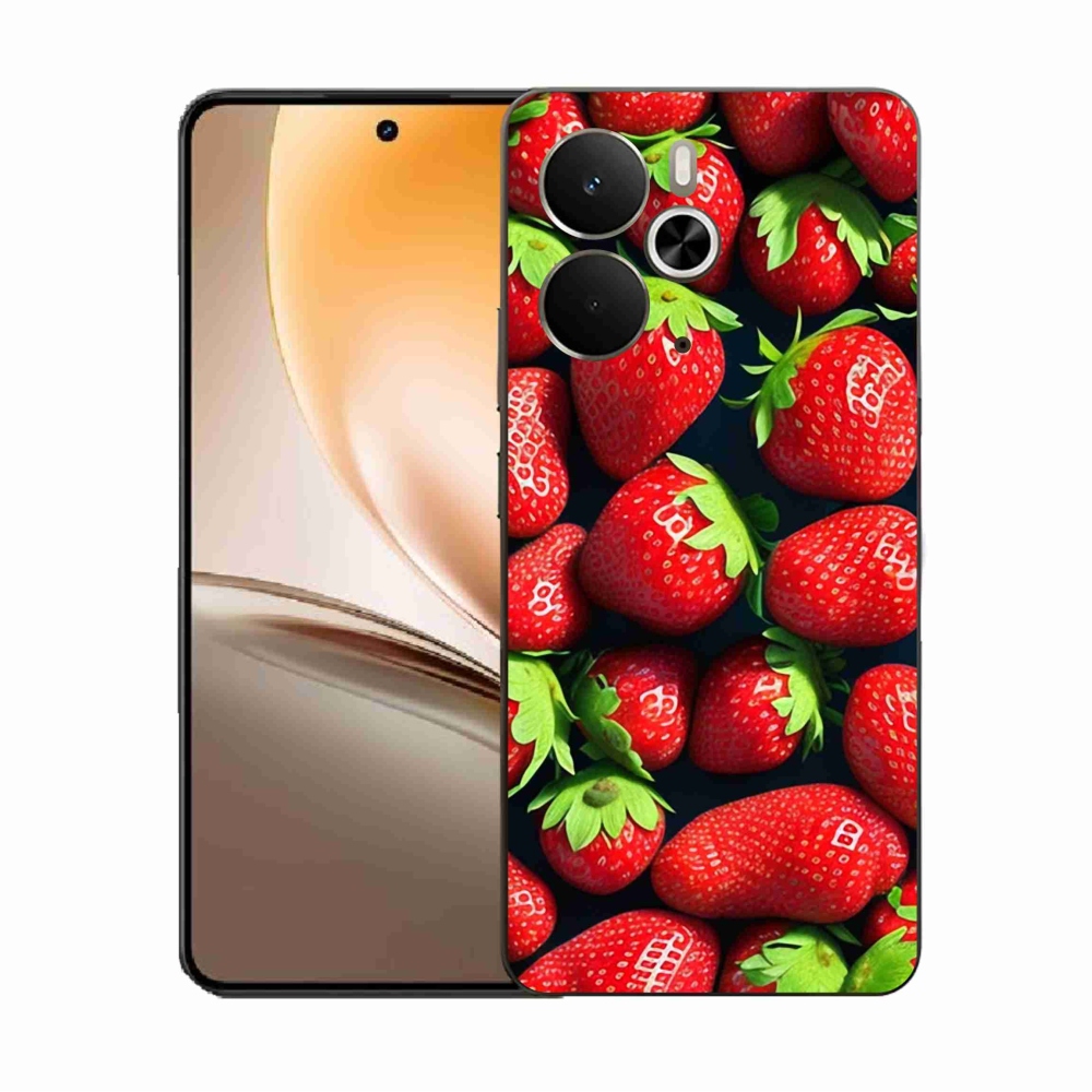 Gelový kryt mmCase na Realme 14 5G - jahody
