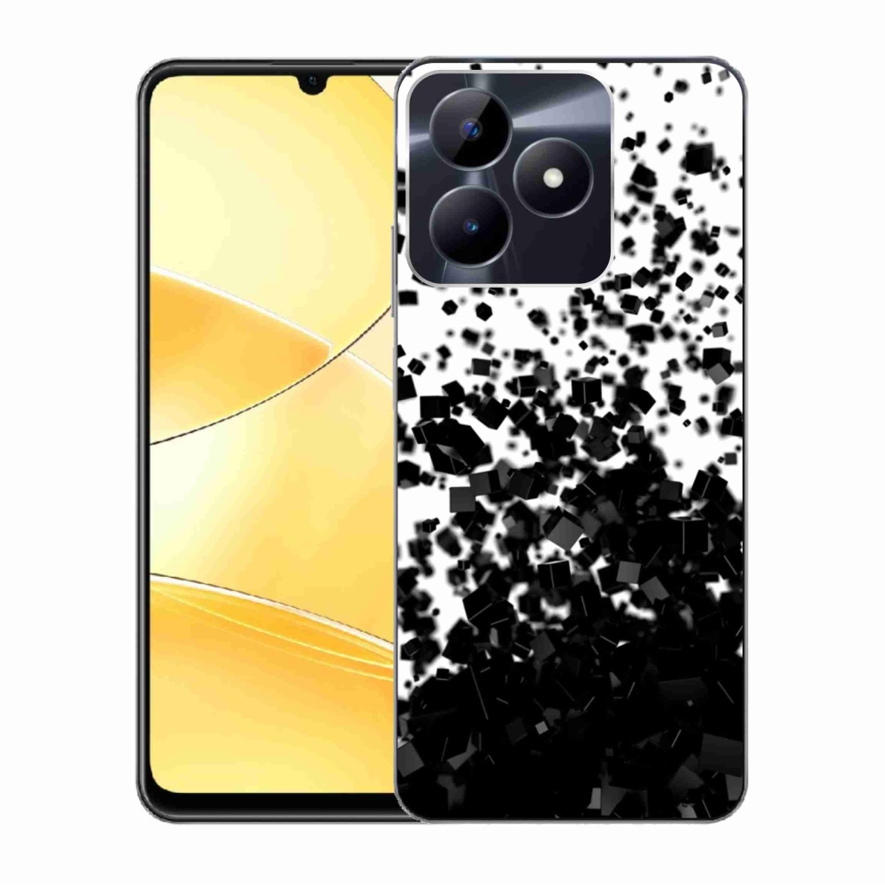 Gelový kryt mmCase na Realme C51/C53 - abstraktní vzor 1