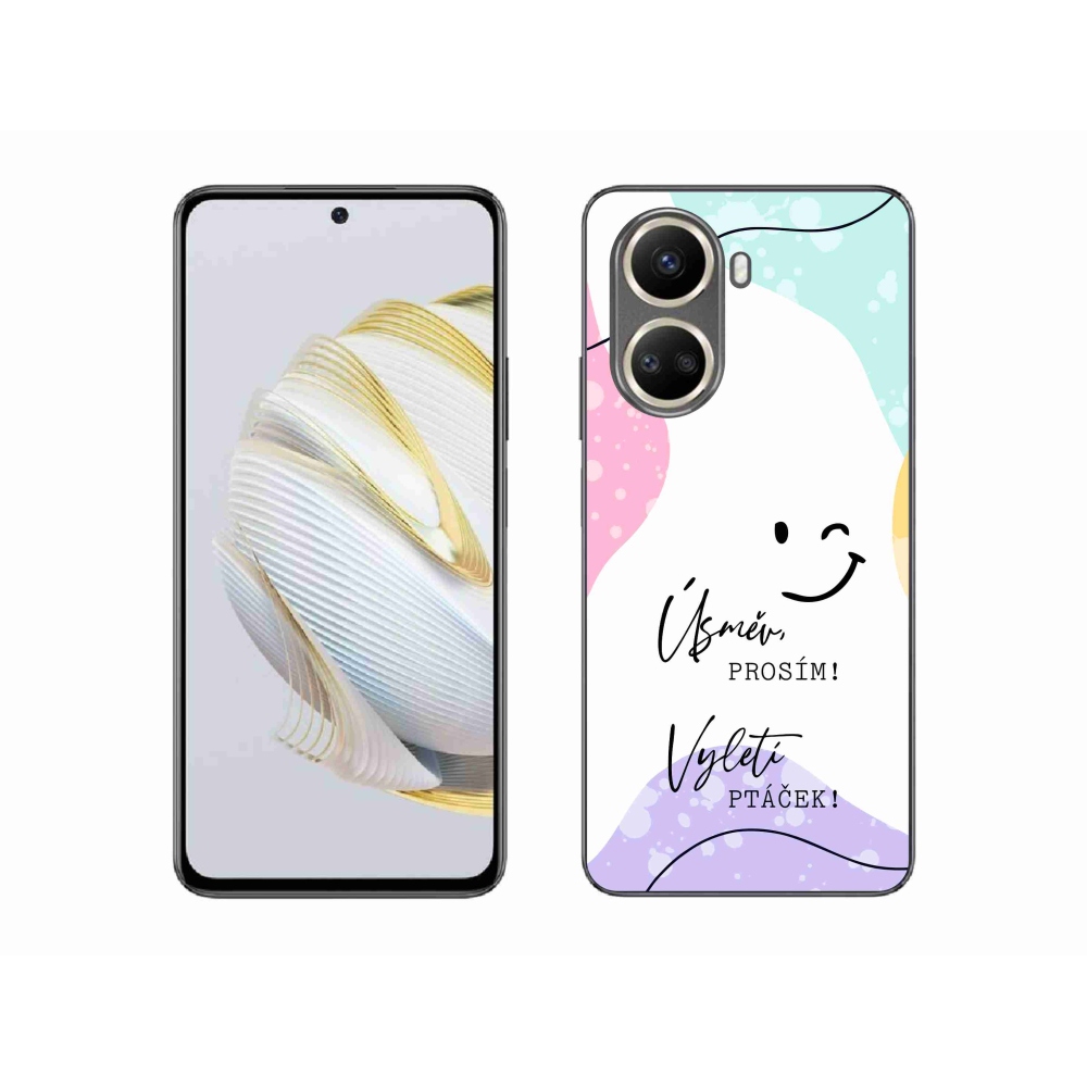 Gelový kryt mmCase na Huawei Nova 10 SE - vtipný text 4 bílé pozadí