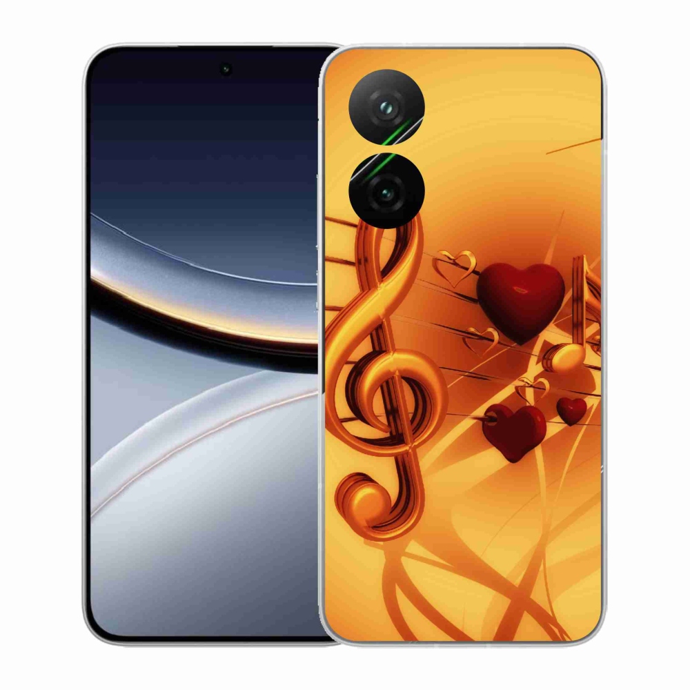 Gelový kryt mmCase na Xiaomi Poco F7 5G - noty