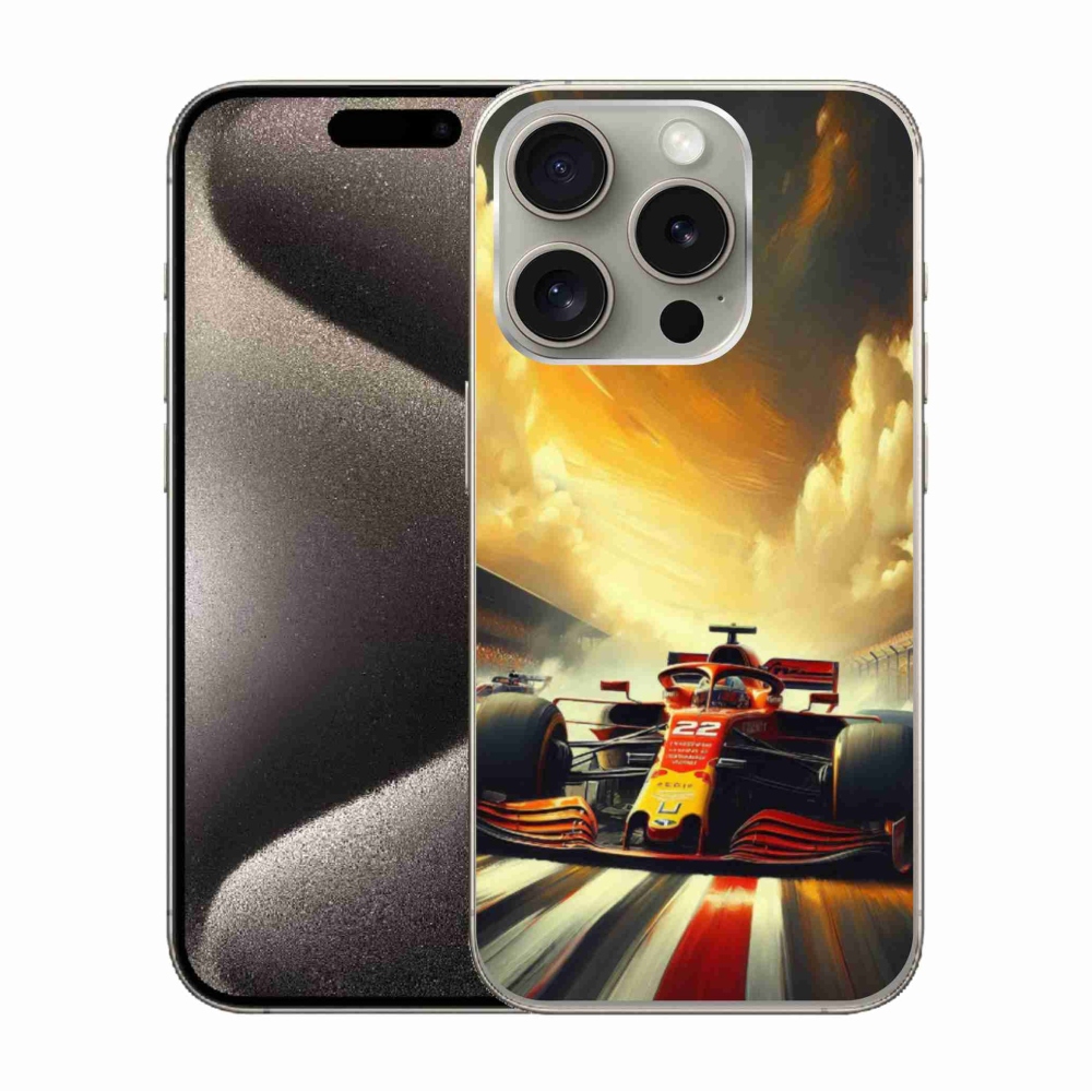 Gelový kryt mmCase na iPhone 15 Pro - formule 2