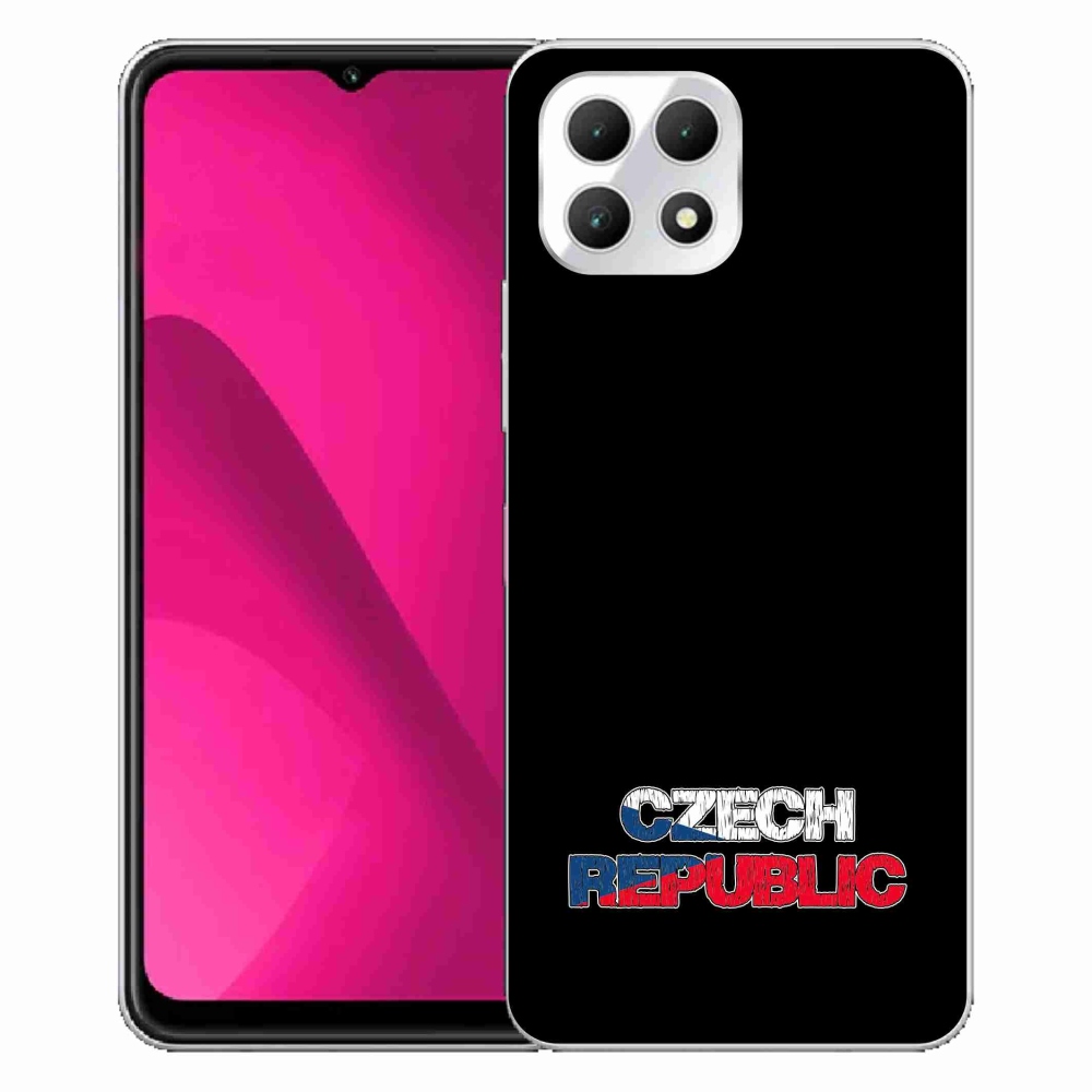 Gelový kryt mmCase na T-Mobile T Phone 2 - Czech Republic černé pozadí