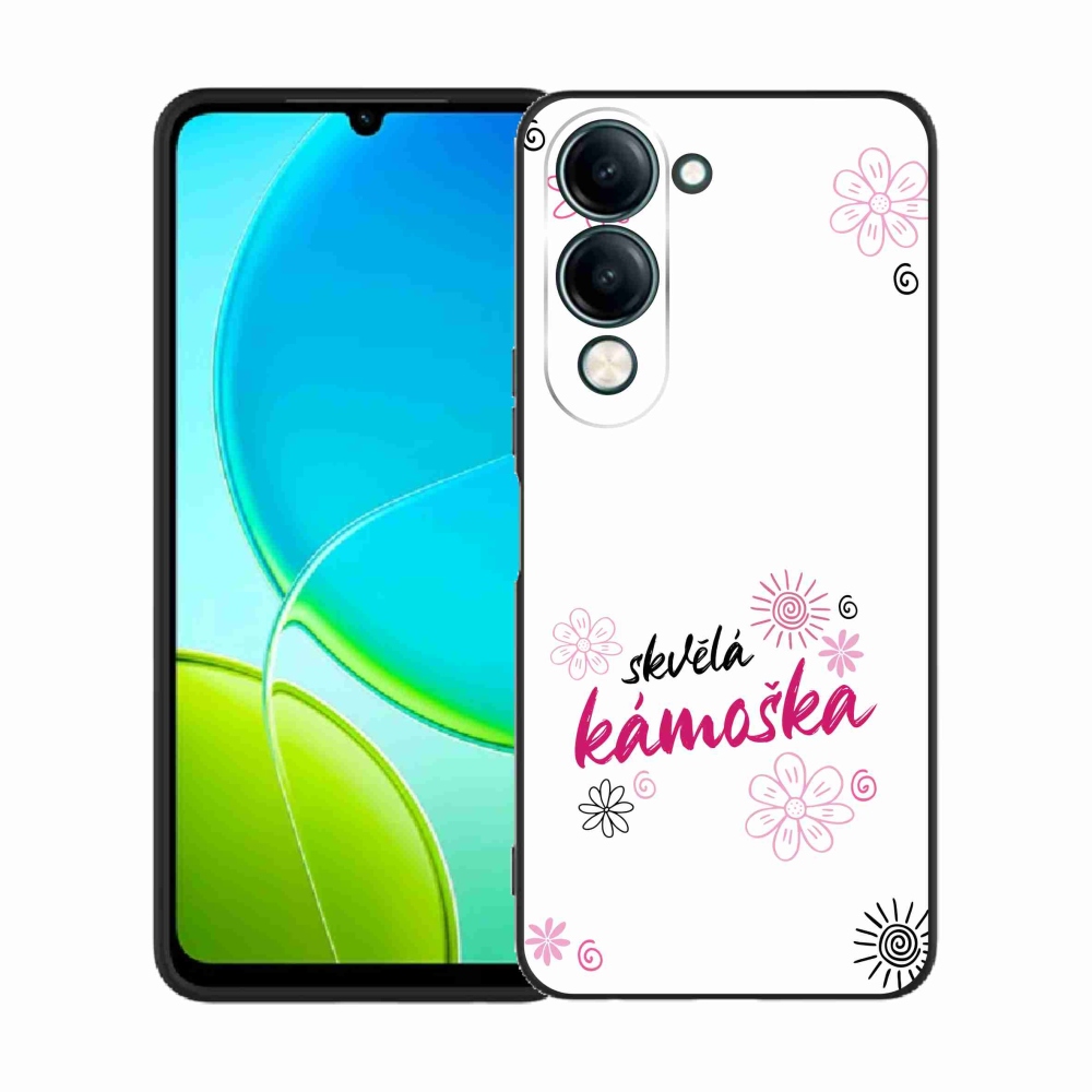 Gelový kryt mmCase na Vivo Y29s 5G - skvělá kámoška bílé pozadí