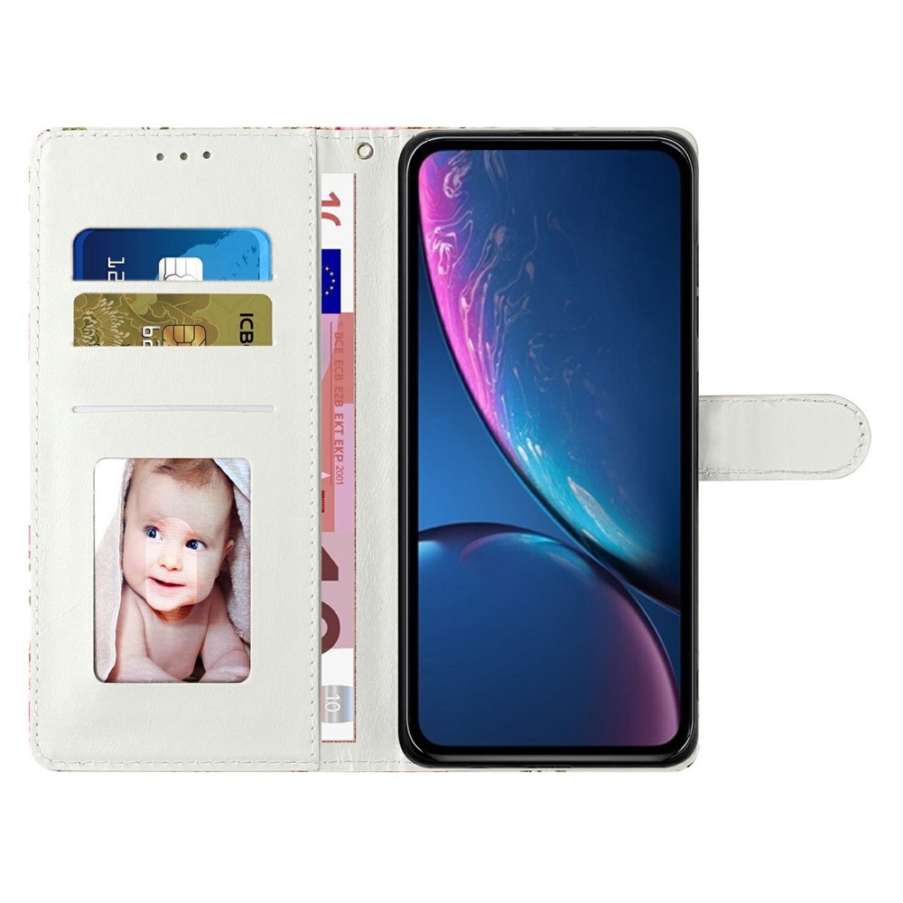 Unique knížkové pouzdro na Samsung Galaxy S25 FE - červené květy