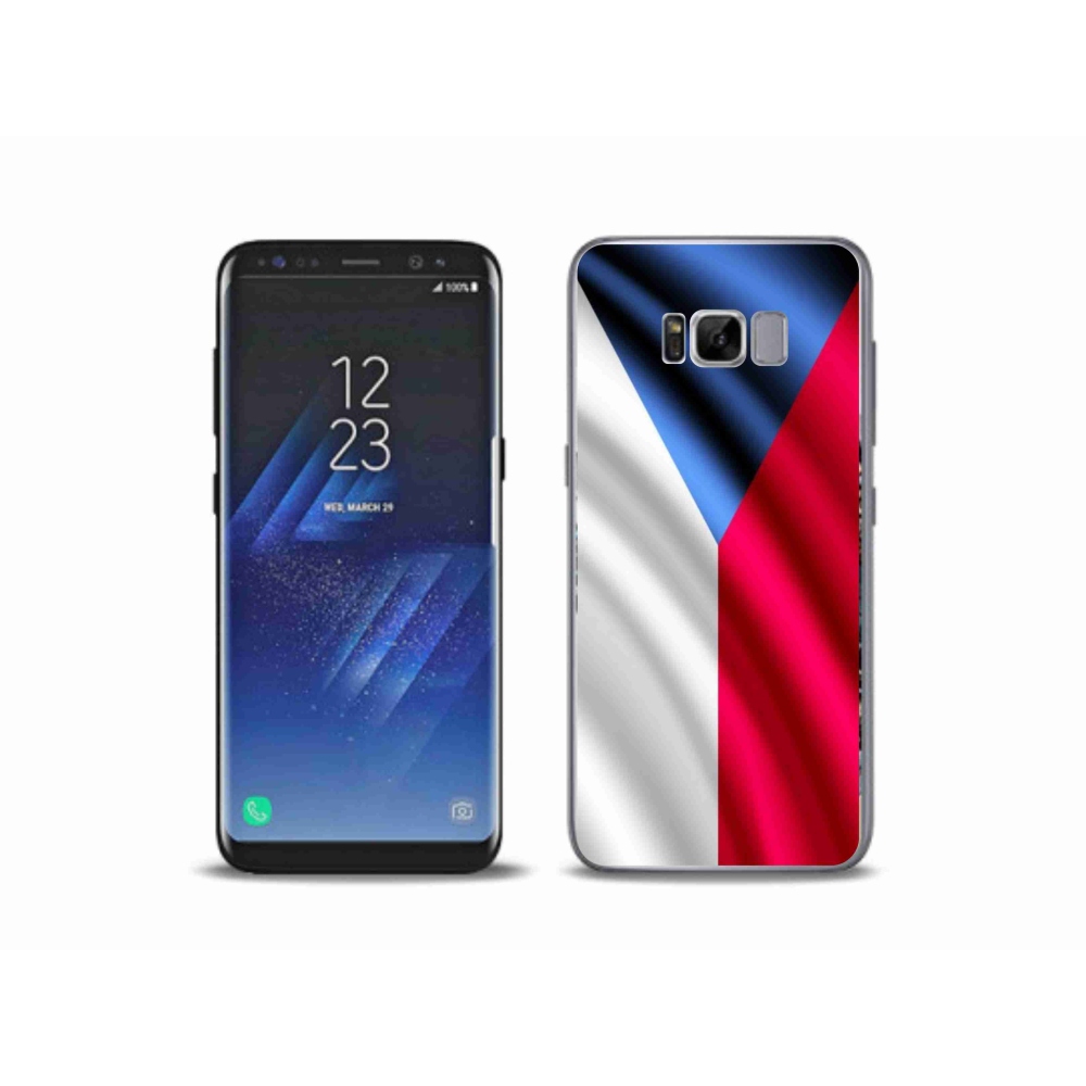 Gelový kryt mmCase na mobil Samsung Galaxy S8 Plus - česká vlajka