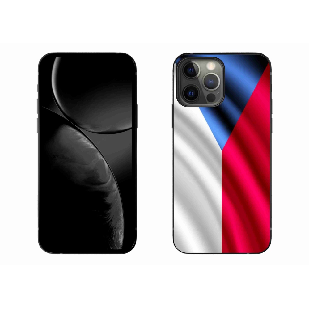 Gelový kryt mmCase na mobil iPhone 13 Pro Max 6.7 - česká vlajka