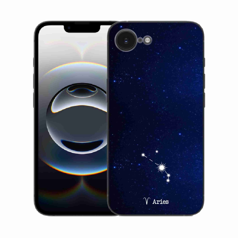 Gelový kryt mmCase na iPhone 16e - souhvězdí Berana