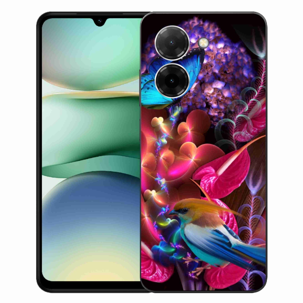 Gelový kryt mmCase na Xiaomi Redmi A5 (171.7x77.8x8.3mm) - barevné květiny