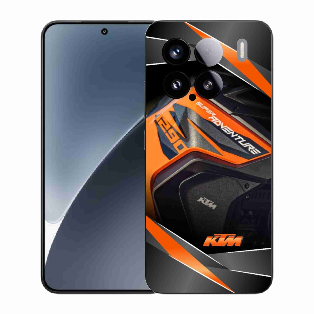 Gelový kryt mmCase na Xiaomi 15 - motorka ktm
