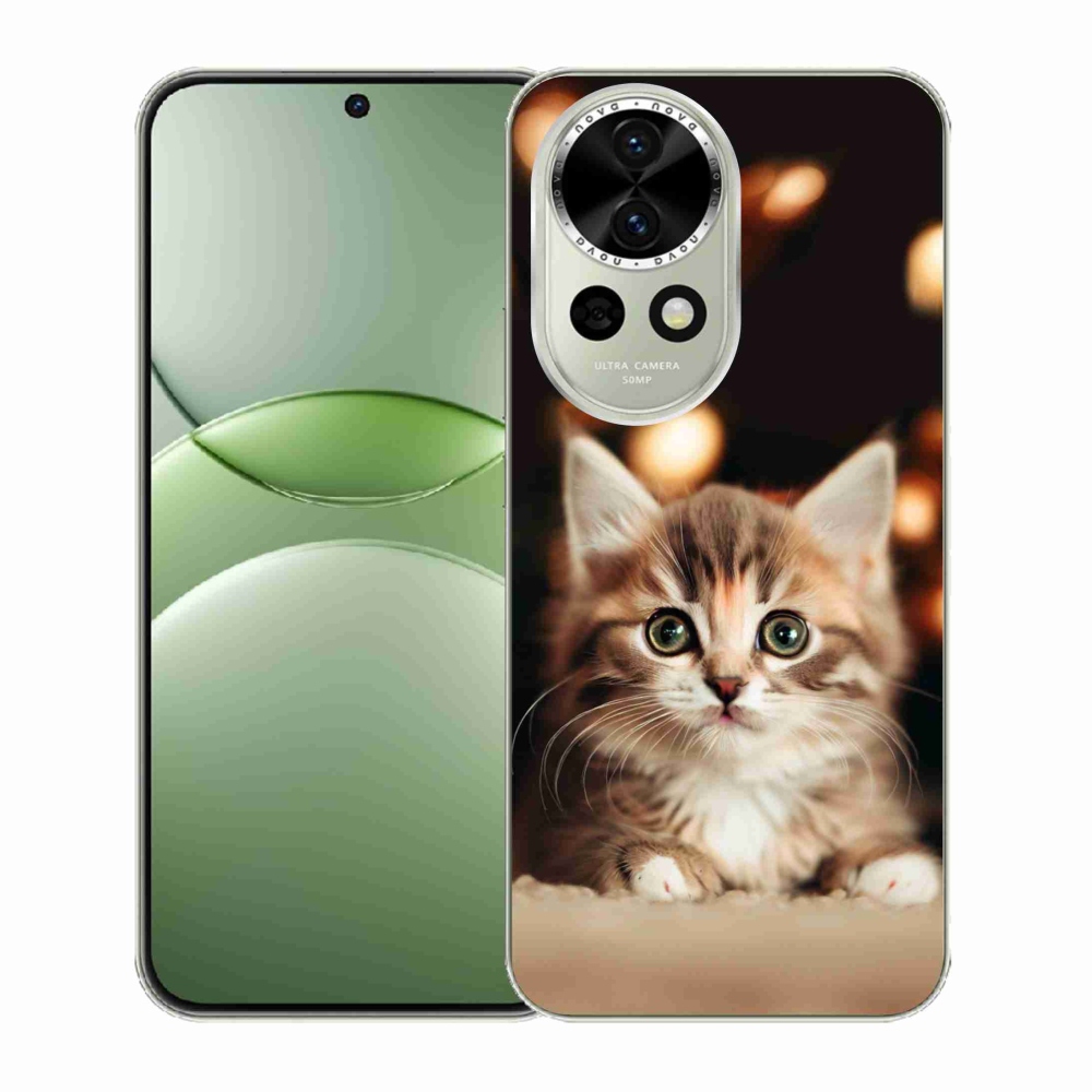 Gelový kryt mmCase na Huawei Nova 13 5G - roztomilé kotě 2
