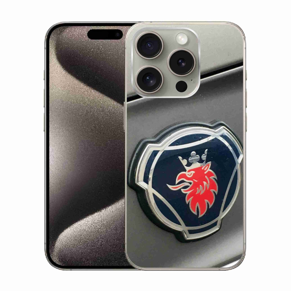 Gelový kryt mmCase na iPhone 15 Pro - znak 2