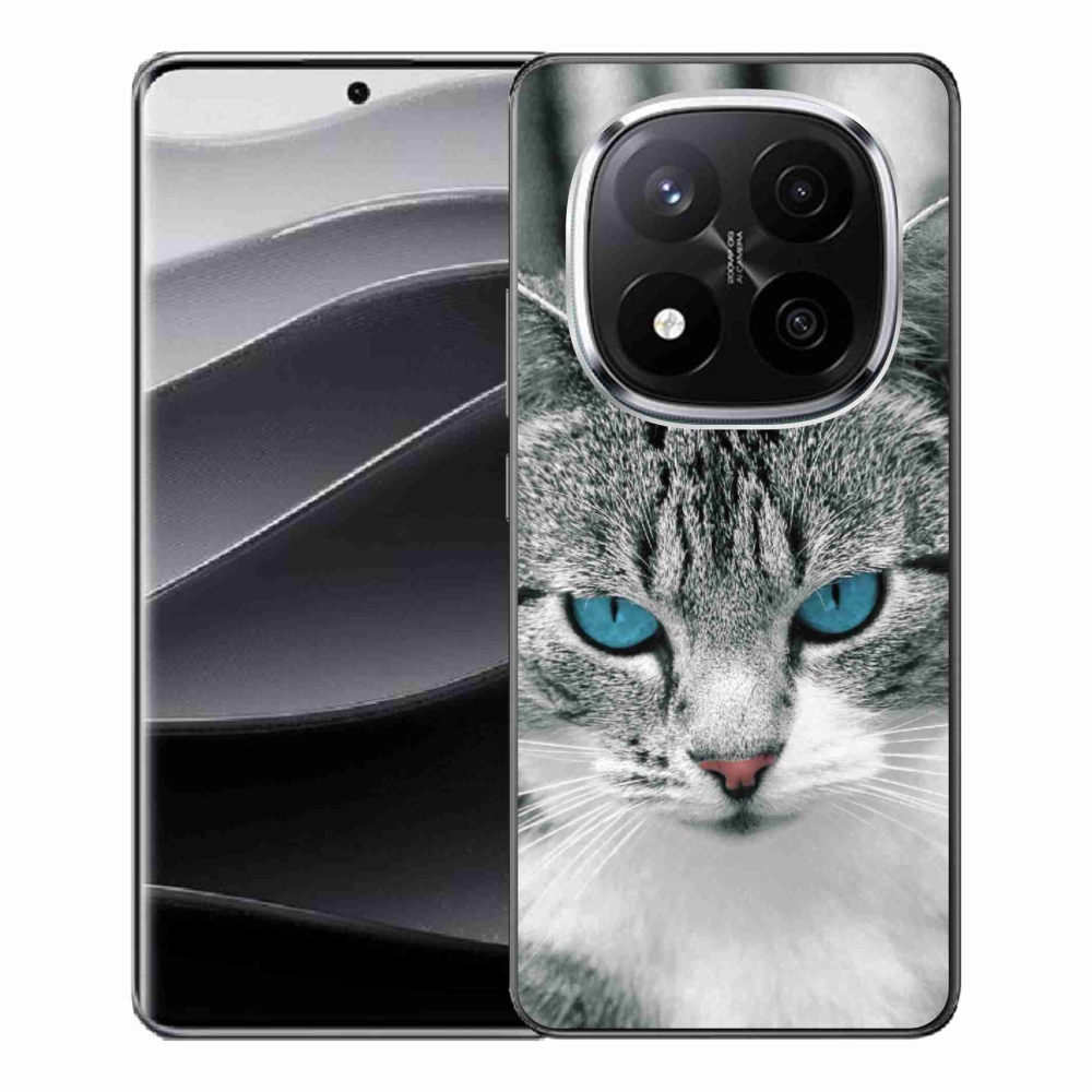 Gelový kryt mmCase na Xiaomi Redmi Note 14 Pro+ 5G - kočičí pohled 1
