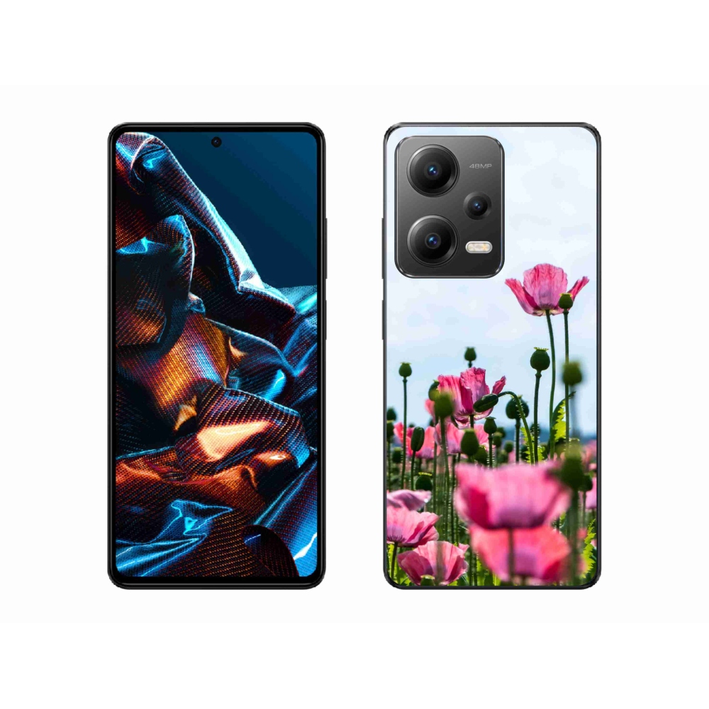 Gelový kryt mmCase na mobil Xiaomi Redmi Note 12 Pro 5G - vlčí mák