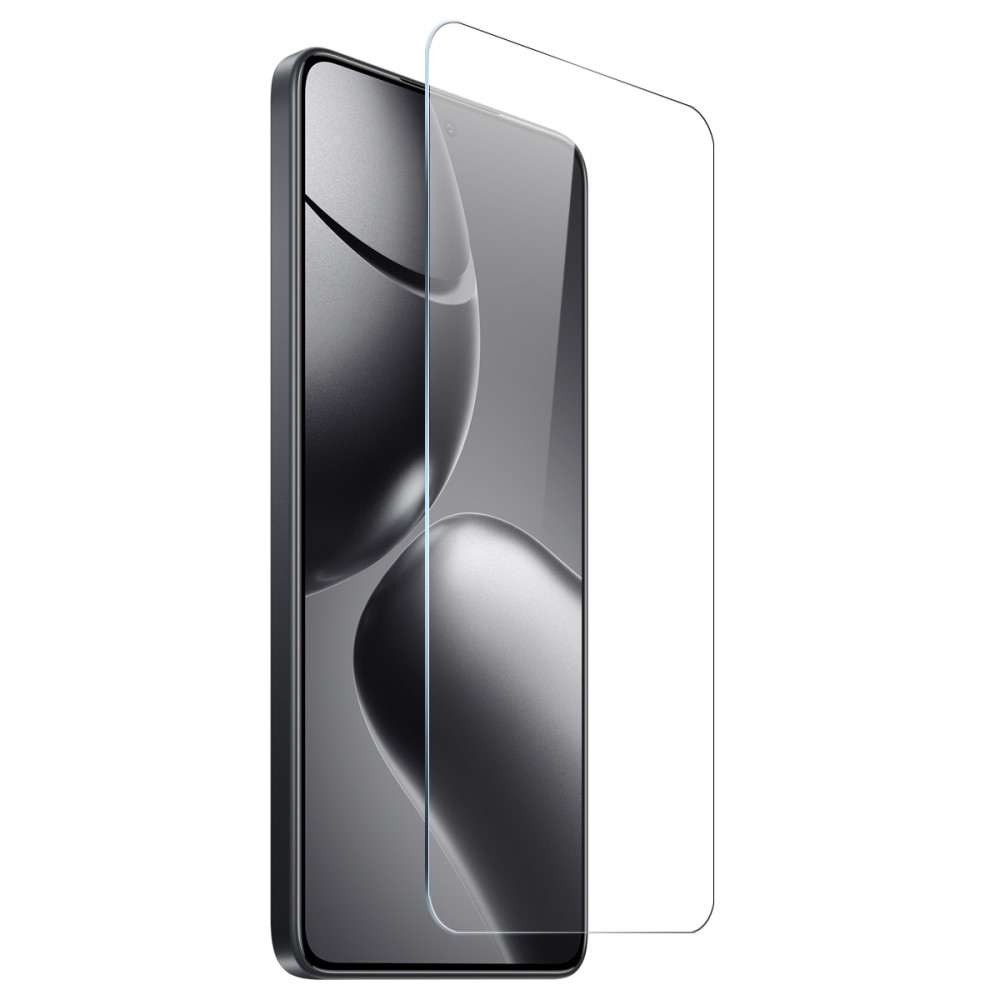 NORTHJO průhledný gelový obal + tvrzené sklo na Xiaomi 14T - průhledný