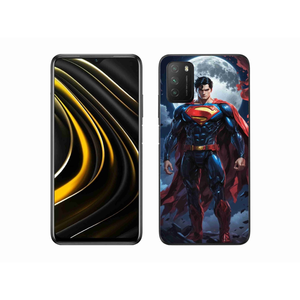 Gelový kryt mmCase na Xiaomi Poco M3 - superman