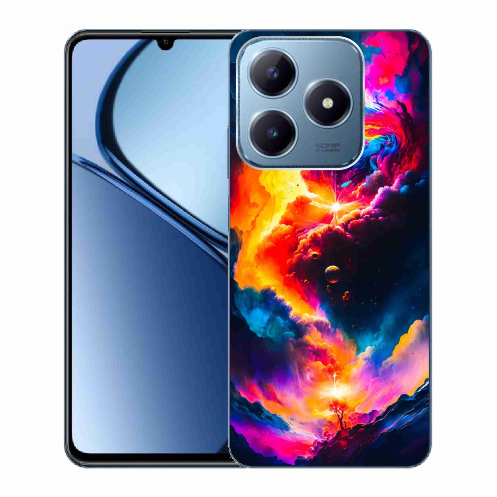 Gelový kryt mmCase na Realme C63 - abstraktní motiv