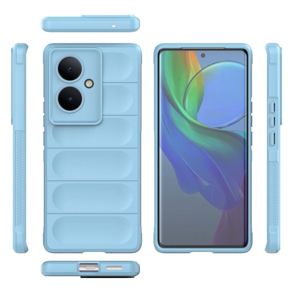 Rugg odolný gelový obal na Vivo V29 Lite 5G - světlemodrý