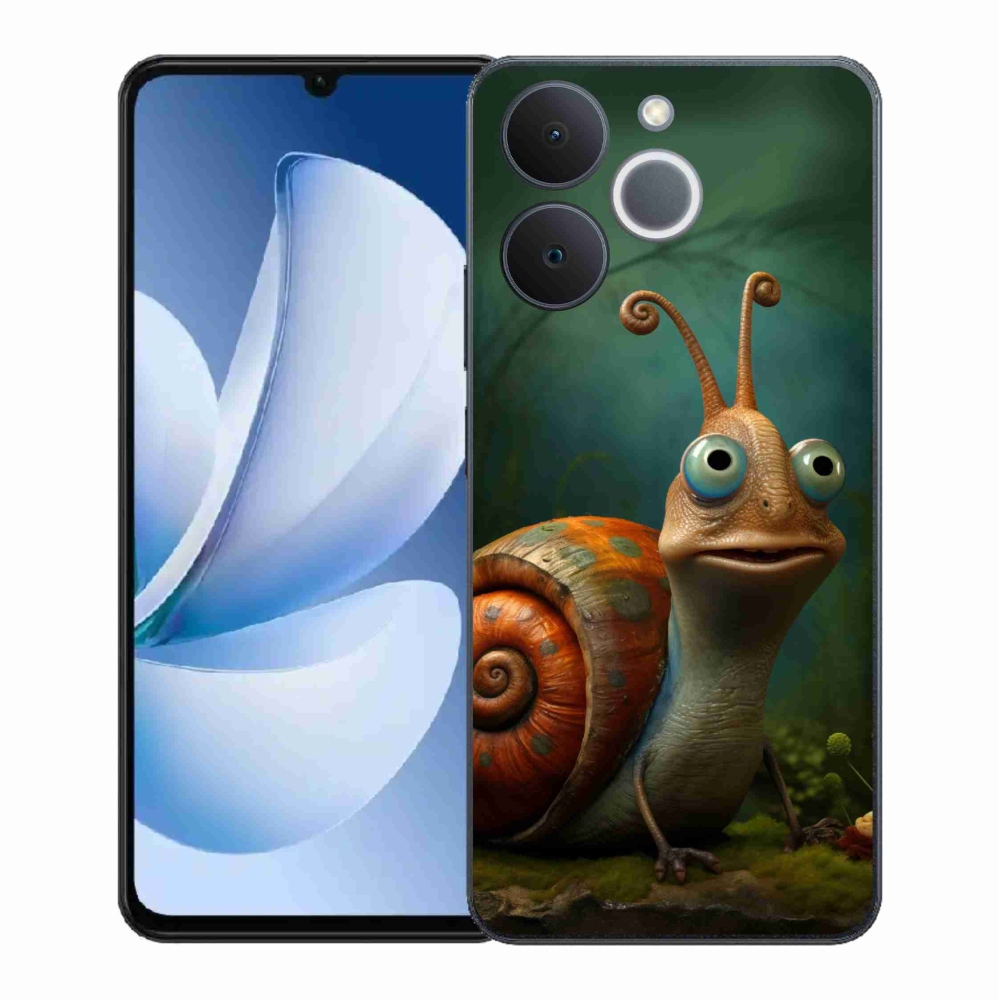 Gelový kryt mmCase na Realme Note 70T - šnek