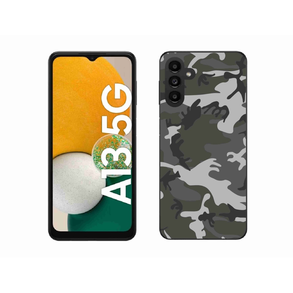 Gelový kryt mmCase na Samsung Galaxy A13 5G - maskáčový vzor