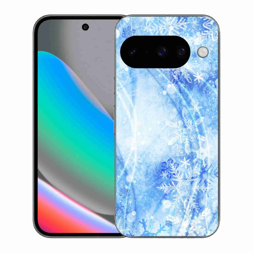 Gelový kryt mmCase na Google Pixel 10 - sněhové vločky