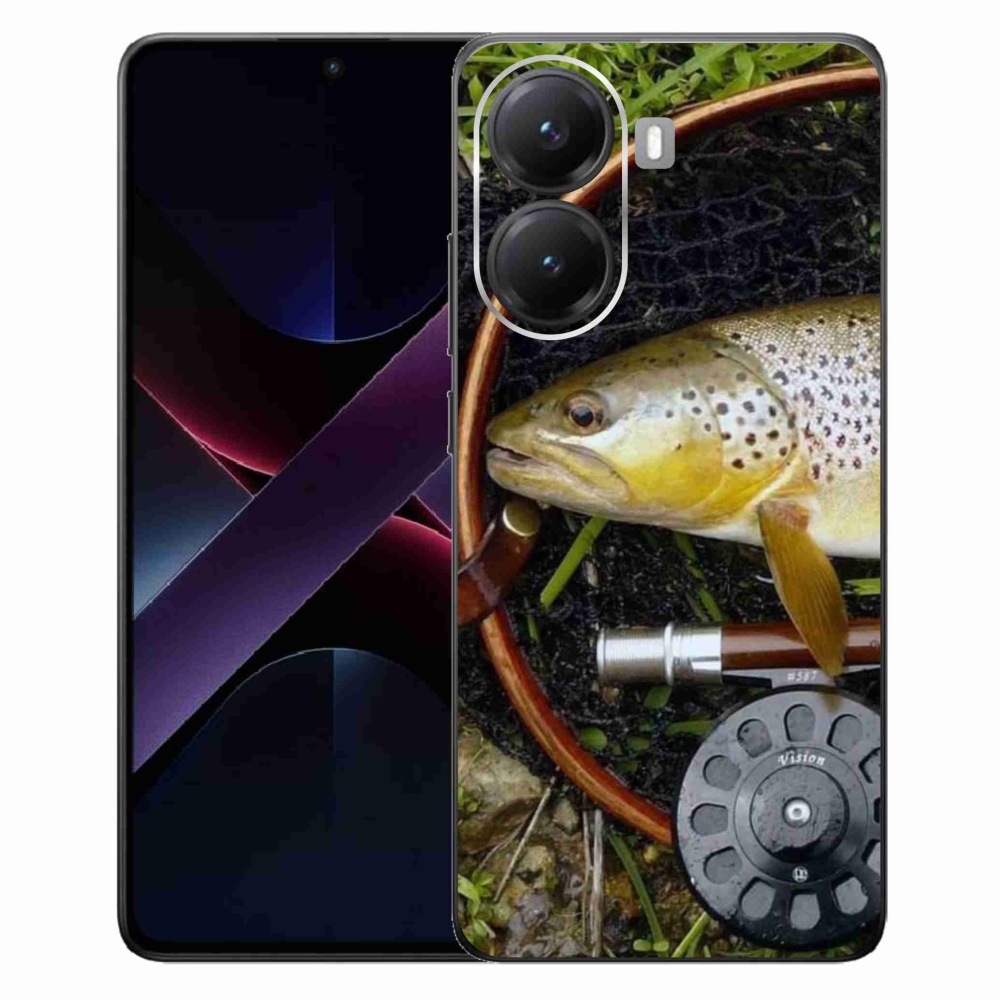 Gelový kryt mmCase na Xiaomi Poco X7 Pro 5G - pstruh 2