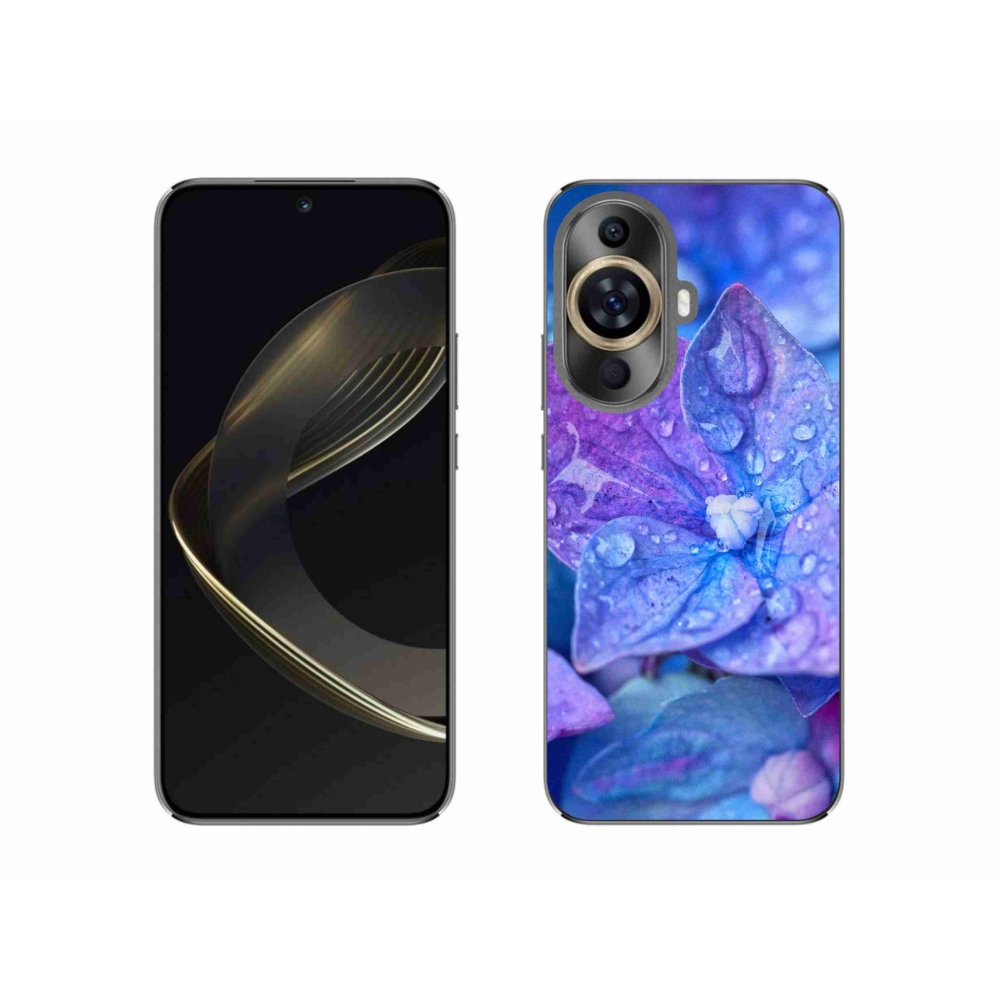 Gelový kryt mmCase na Huawei Nova 11 - fialový květ