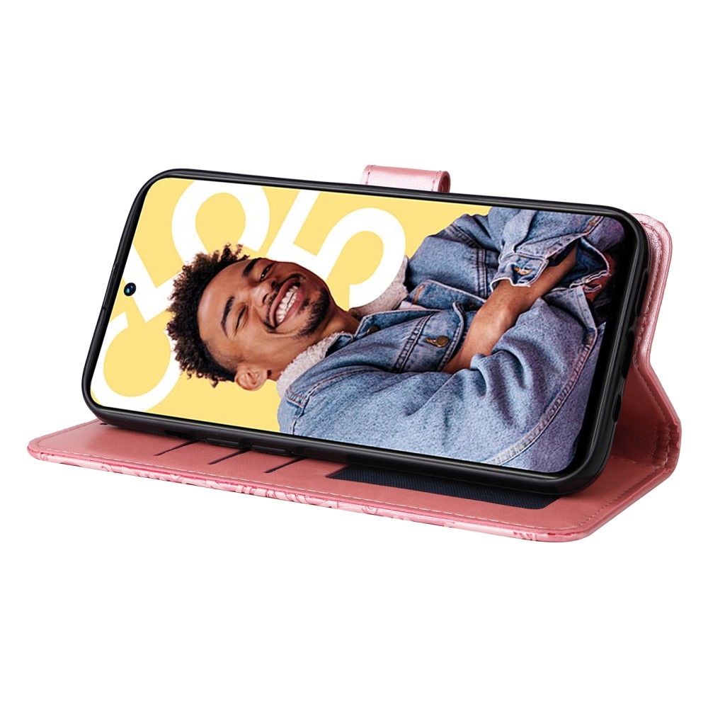 Sunflower knížkové pouzdro na Realme C55 - růžové