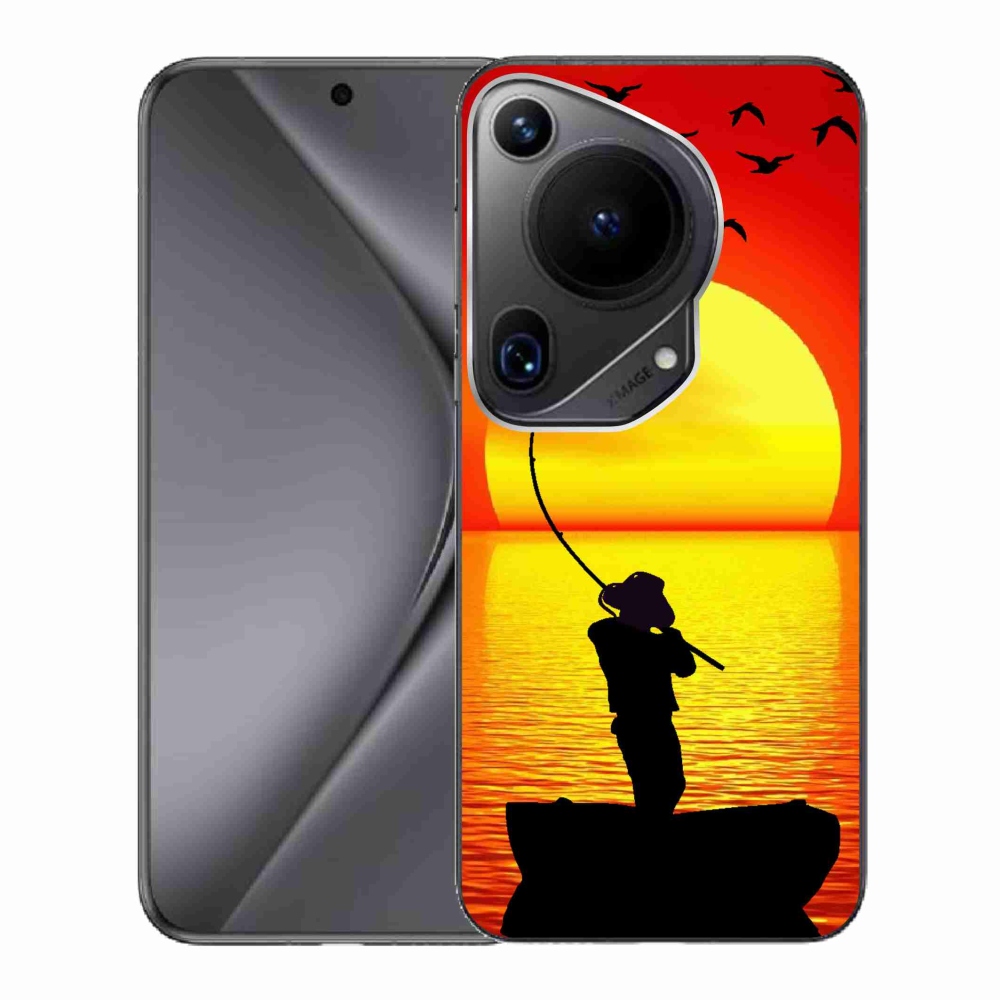 Gelový kryt mmCase na Huawei Pura 70 Ultra - rybaření