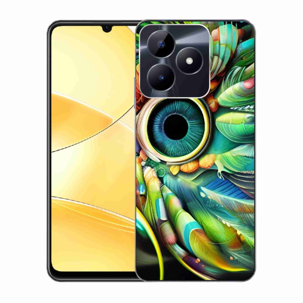 Gelový kryt mmCase na Realme C51/C53 - abstraktní motiv 18