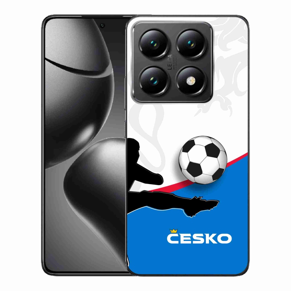 Gelový kryt mmCase na Xiaomi 14T Pro - fotbal Česko 3