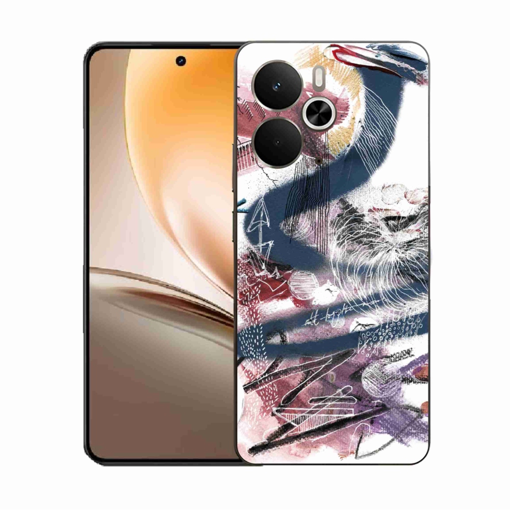 Gelový kryt mmCase na Realme 14 5G - abstraktní motiv 28