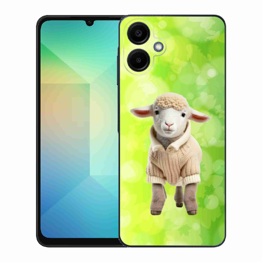 Gelový kryt mmCase na Samsung Galaxy A06 4G - jehně ve svetru