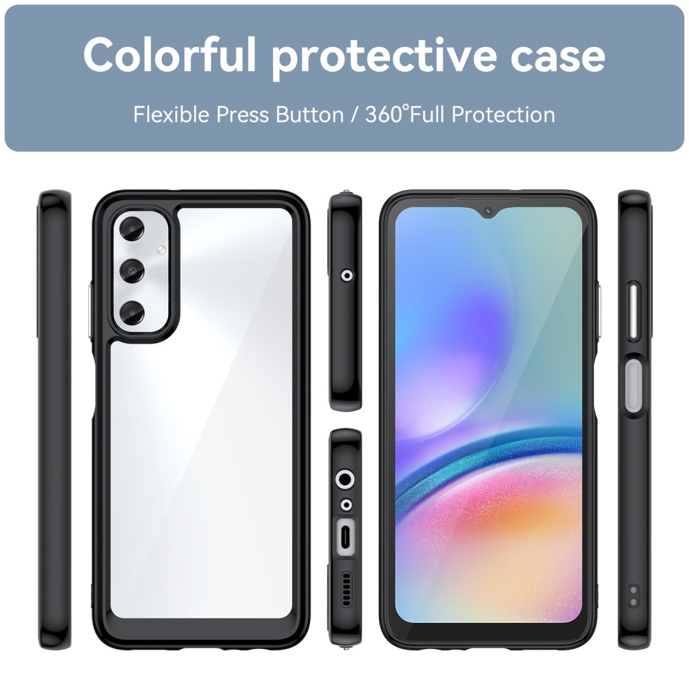 Gelový obal s pevnými zády na Samsung Galaxy A05s - černý