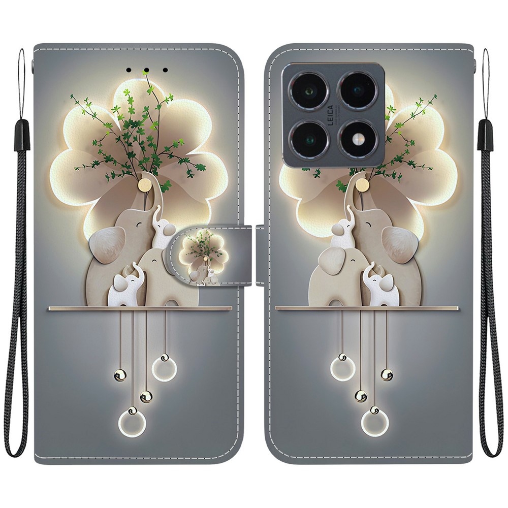 Versatile knížkové pouzdro na Xiaomi 15T - sloni