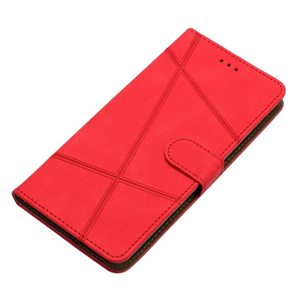 Line knížkové pouzdro na Samsung Galaxy S25 FE - červené