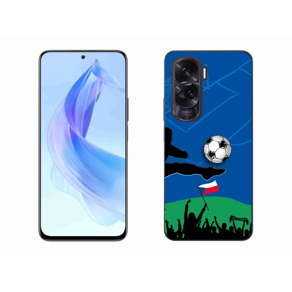 Gelový kryt mmCase na Honor 90 Lite - fanoušci fotbalu