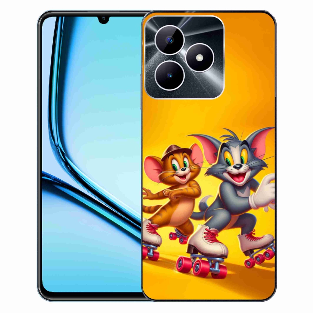 Gelový kryt mmCase na Realme Note 50 - tom a jerry
