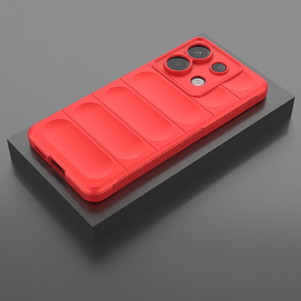 Rugg odolný gelový obal na Xiaomi Redmi Note 13 Pro 5G/Poco X6 5G - červený