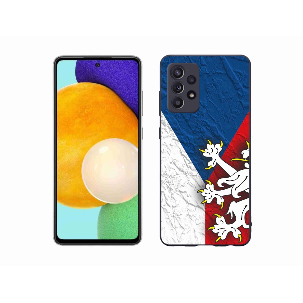 Gelový kryt mmCase na Samsung Galaxy A52/A52 5G - česká vlajka 1