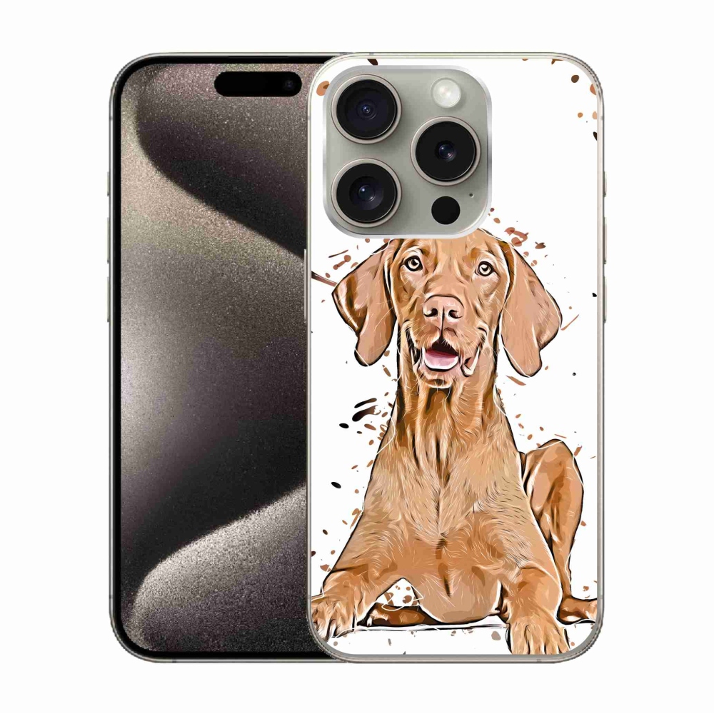 Gelový kryt mmCase na iPhone 15 Pro - maďar