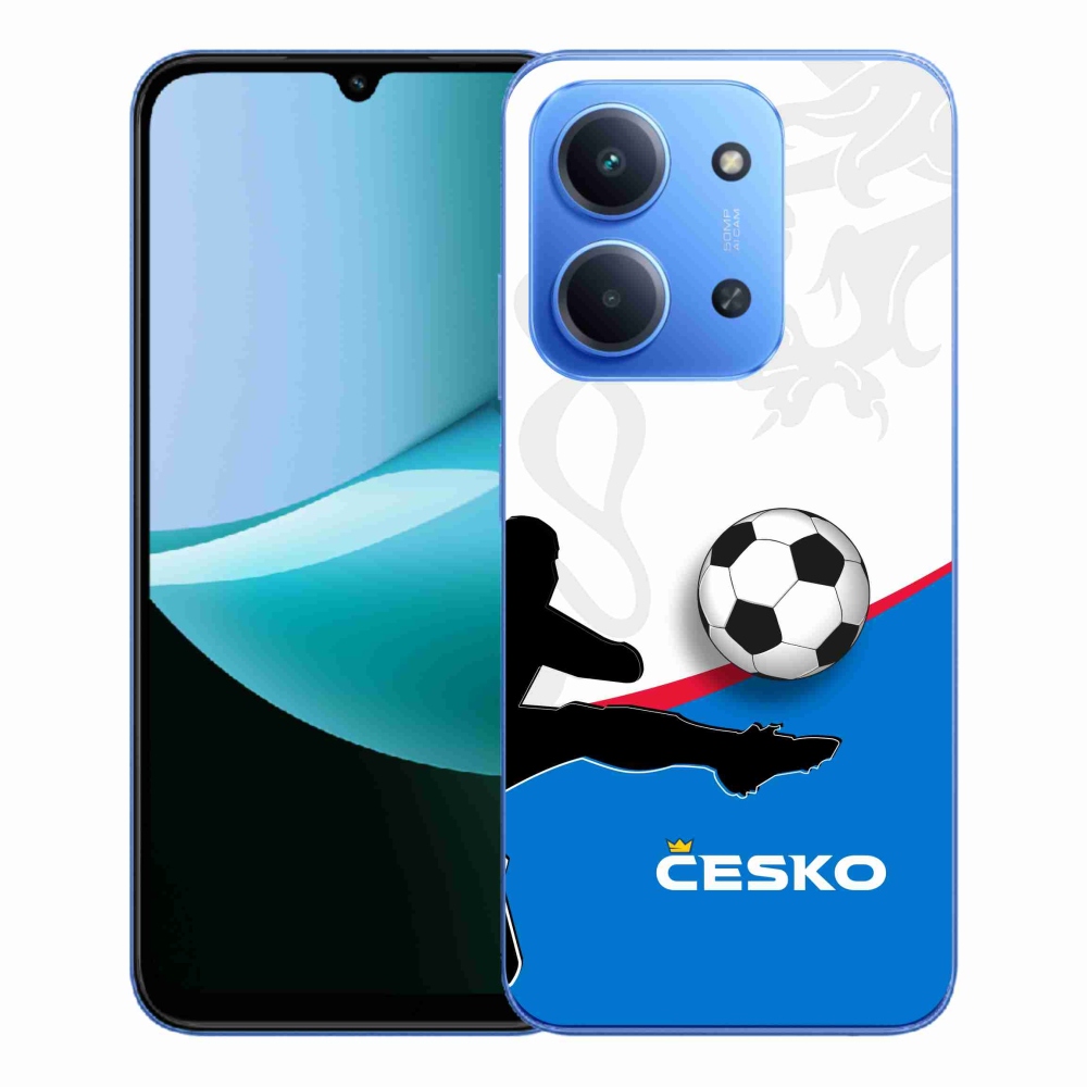 Gelový kryt mmCase na Xiaomi Redmi 15C 4G/5G (173mm) - fotbal Česko 3