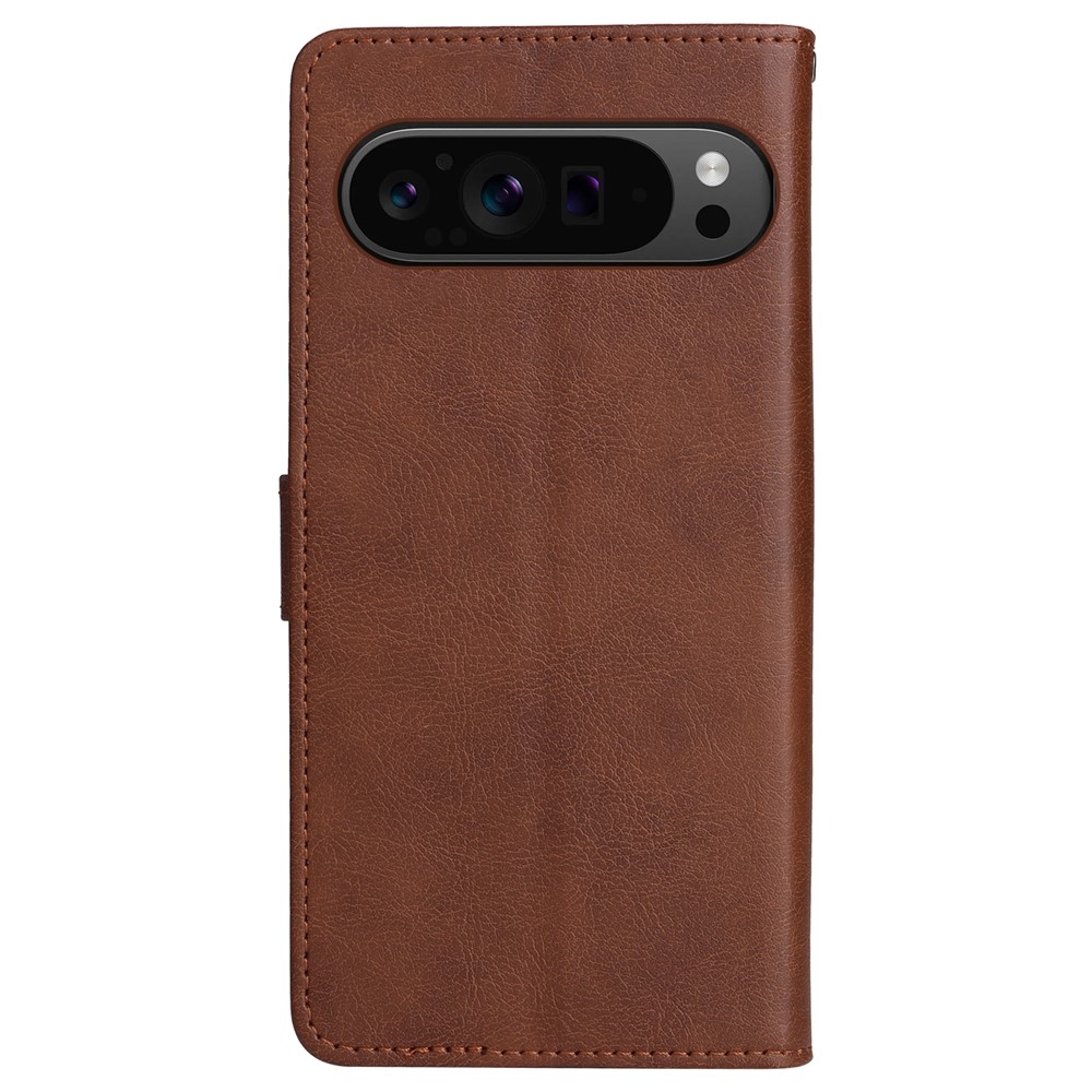 Clots knížkové pouzdro na Google Pixel 10 Pro XL/Pixel 9 Pro XL - hnědé