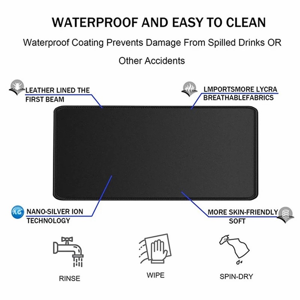 Velká podložka pod myš 300 × 600 mm s abstraktním vzorem