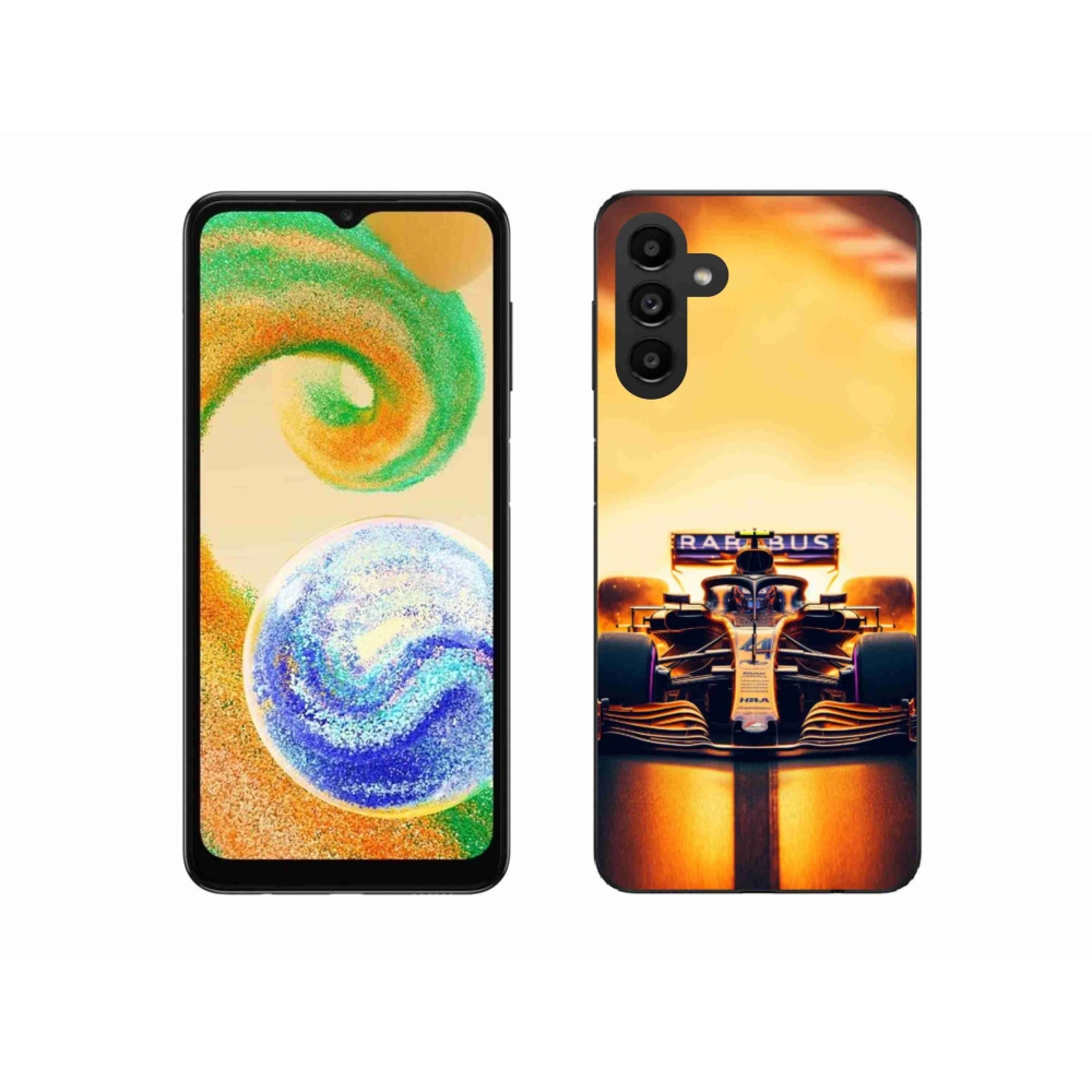 Gelový kryt mmCase na Samsung Galaxy A04s (164.7x76.7x9.1mm) - formule