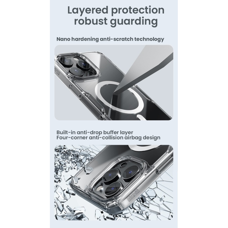 Nillkin Nature TPU PRO Magnetic Kryt pro Apple iPhone 16 Pro Max Transparent