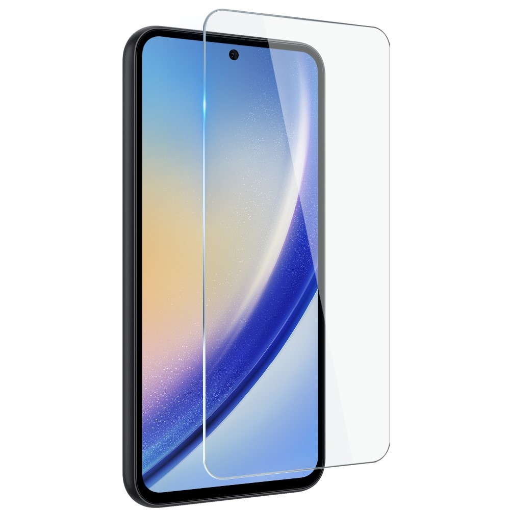 NORTHJO průhledný gelový obal + tvrzené sklo na Samsung Galaxy A55 5G - průhledný