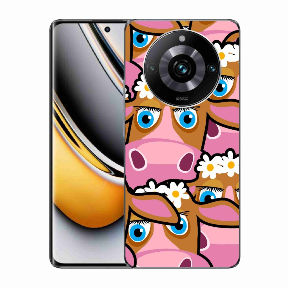 Gelový kryt mmCase na Realme 11 Pro/11 Pro+ - kreslené kravičky